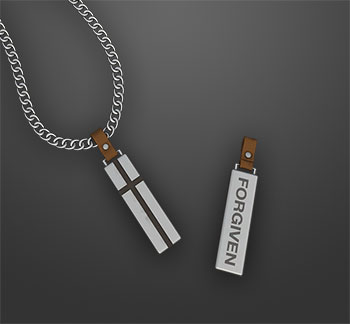 Cross Tab Necklace