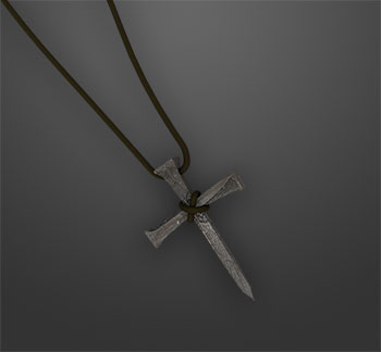 3 Nails Cross Necklace